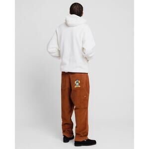 Butter Goods Men’s 38 Baggy Corduroy Pants Brown Embroidered Cartoon Pocket